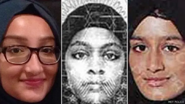 الفتيات الثلاثة غادرن بريطانيا في السابع عشر من فبراير/شباط الماضي في طريقهن إلى اسطنبول