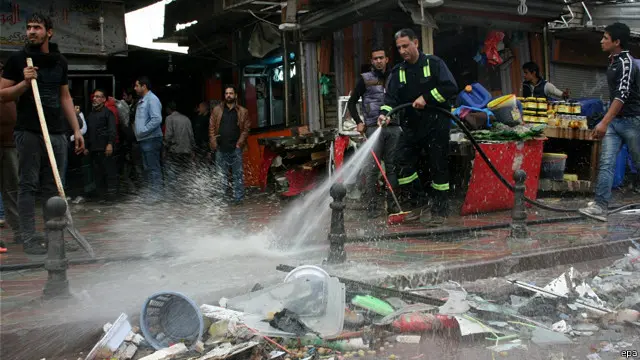 انفجار چندین بمب در مکان های عمومی در بغداد به کشته و مجروح شدن شمار زیادی منجر شد