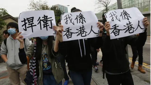 香港元朗区成为新一个举行反对“水货客”示威的地区