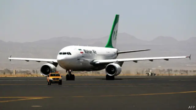 هواپیمای ماهان ایر در صنعا