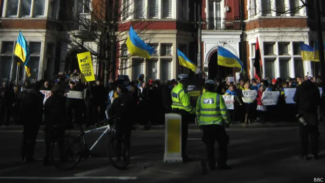 Митинг в Лондоне