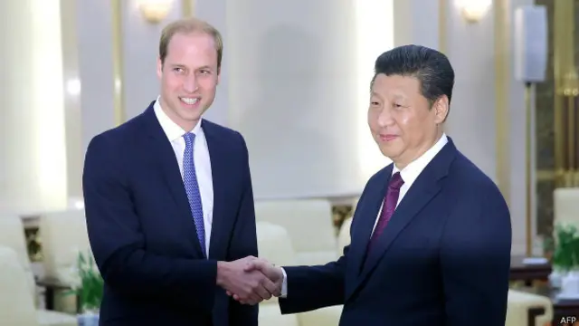 威廉王子首度访华