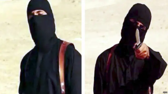 بعضی تصور می کنند که محمد اموازی در حال نمایش دادن است و داعش از او استفاده می کند.