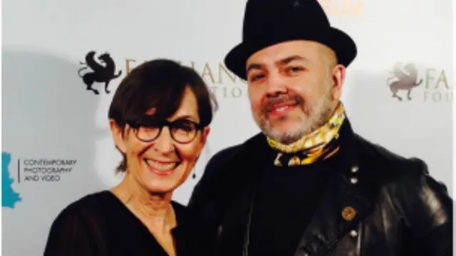  سوزان ایسکن - مدیر و کیوریتور موزه صنایع دستی و هنرهای فولکلوریک لس آنجلس و علیرضا اردکانی مدیر اجرایی بنیاد فرهنگ 