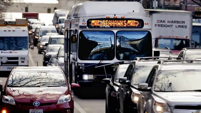 Автобус в Сиэтле