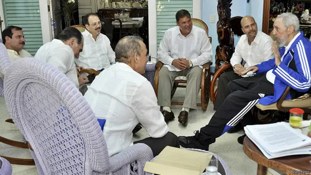 Fidel Castro, cinco espías cubanos