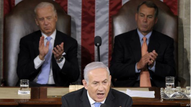 Netanyahu en el Congreeso de EE.UU. en 2011