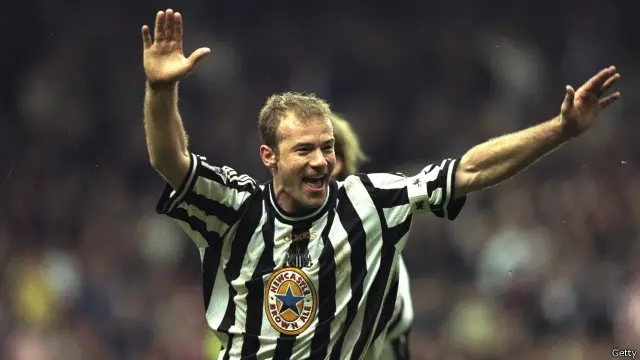 Alan Shearer telah bergabung dengan Newcastle sejak tahun 1996.