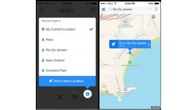 Aplicativo se baseia em localização