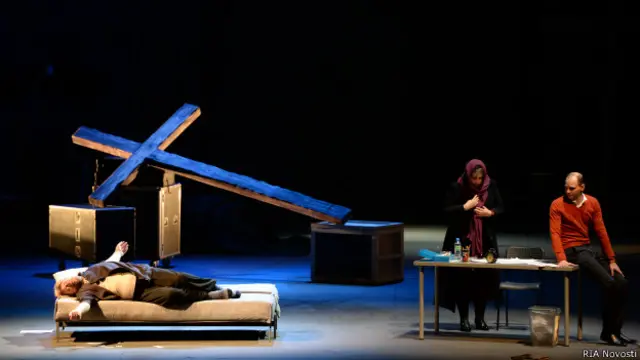 Действие оперы Вагнера "Тангейзер" режиссер Новосибирского театра перенес в современность