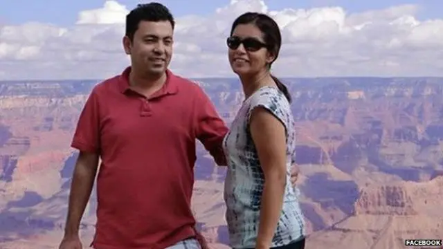 অভিজিৎ রায় ও তার স্ত্রী রাফিদা আহমেদ বন্যা