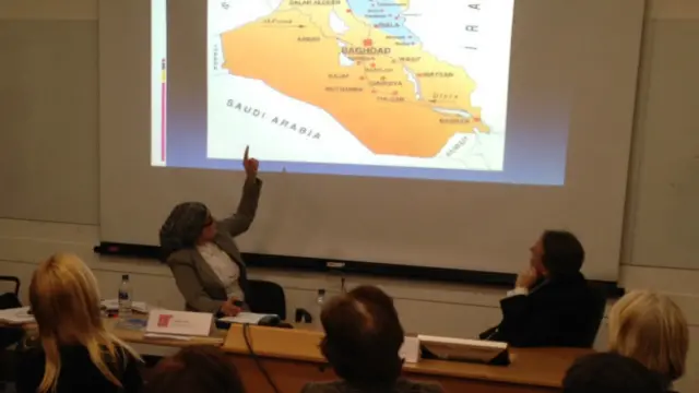 Xanım Abbas Səddam Hüsseyn dövründə "türkmənlərin torpaqlarının" ərəblərə verildiyini deyib. 