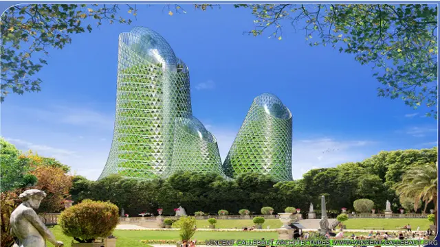 La torre producirá biocombustible.