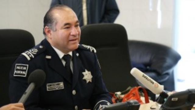 Enrique Galindo Ceballos, máximo mando de la Policía Federal Mexicana. Foto BBC.