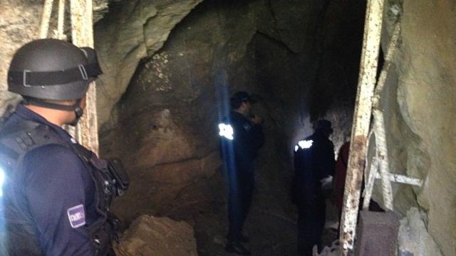 Las cuevas de Tumbiscatío fueron inicialmente usadas como cárceles del cartel. Luego se volverían escondites. Foto BBC.


