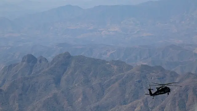 Panorama de la sierra, donde La Tuta se hacía fuerte. Foto BBC.