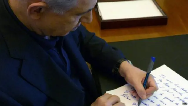 يعكف نتنياهو على إعداد خطابه المرتقب أمام الكونغرس في مكتبه بمدينة القدس