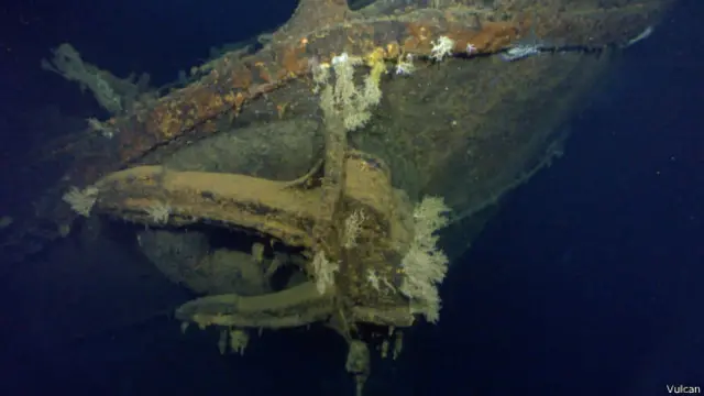 日本戰艦「武藏號」殘骸