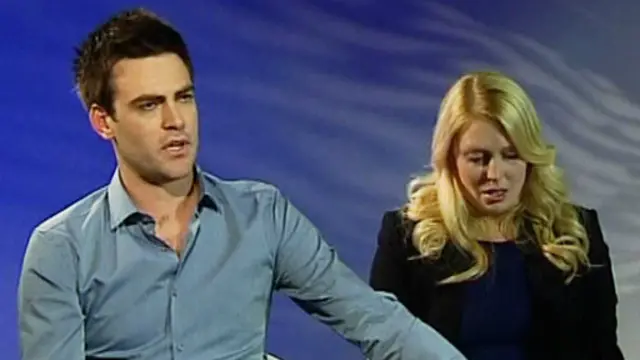 2Day FM廣播電台的兩位DJ主持,邁克爾・克里斯蒂與女搭檔梅爾·戈雷格