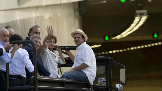 इस मौक़े पर ब्राज़ील की राष्ट्रपति दिल्मा रुसेफ भी जश्न में शामिल हुईं.