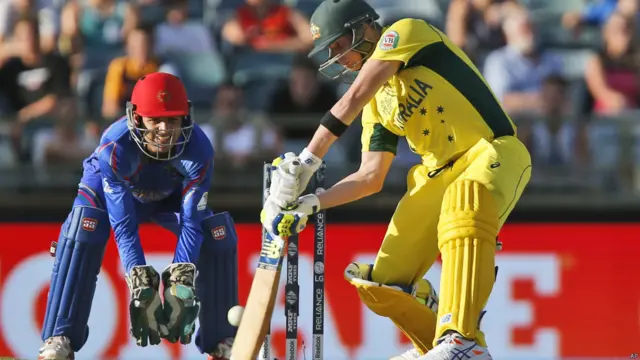 آسٹریلین بیٹسمین سٹیون سمتھ بیٹنگ کرتے ہوئے انھوں نے 95 رنز بنائے 