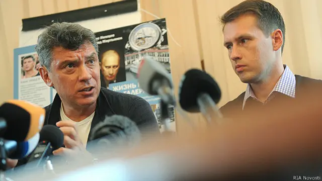 Леонид Мартынюк с Борисом Немцовым