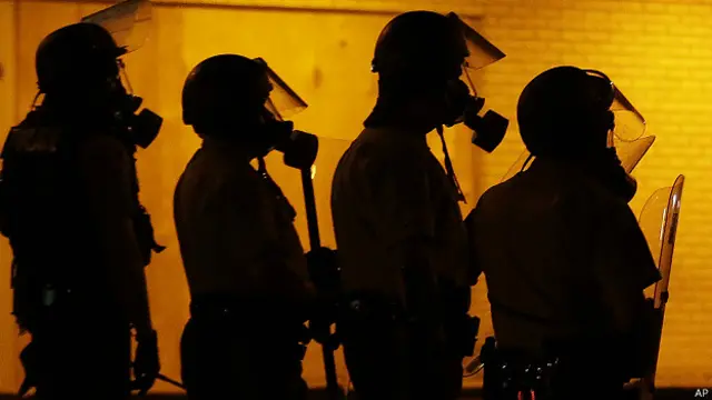 policía de ferguson