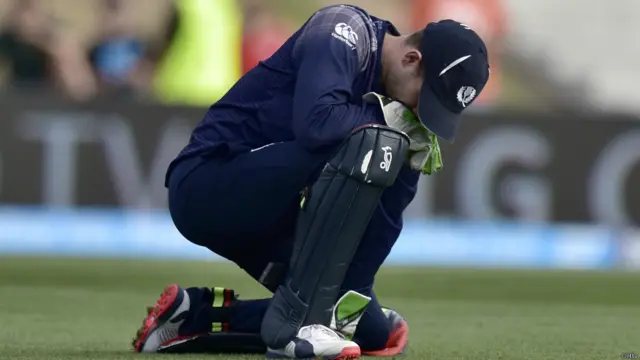 سکاٹ لینڈ کی ٹیم تاحال اس ورلڈ کپ میں ایک بھی میچ جیتنے میں ناکام رہی ہے۔