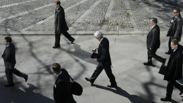 تیم مذاکره کنندگان آمریکا در مونتروی سویس