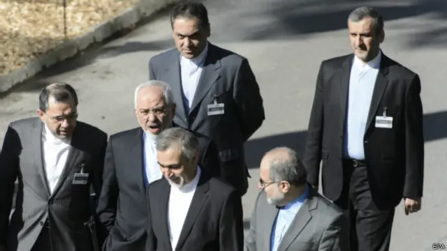 تیم مذاکر کننده ایران در مونترو