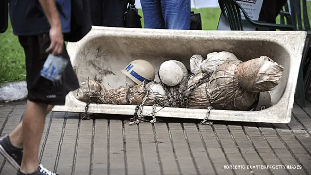 Protesta en Asunción