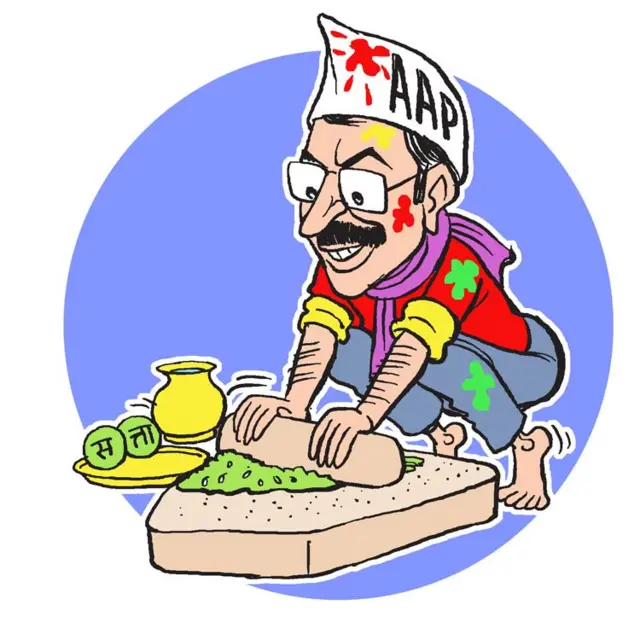 अरविंद केजरीवाल कार्टून, मंजुल