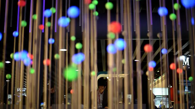 Interior del Mobile World Congress, Barcelona