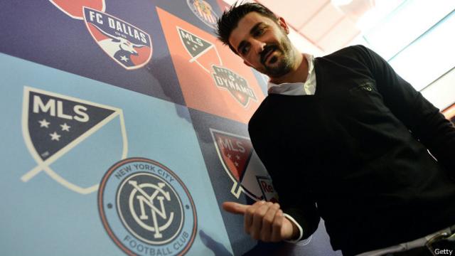 David Villa ha sido la imagen de promoción de la MLS desde su llegada al New York City FC.