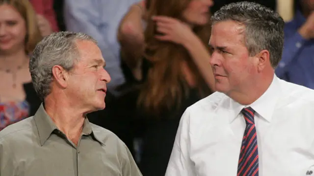 George W. Bush y Jeb Bush