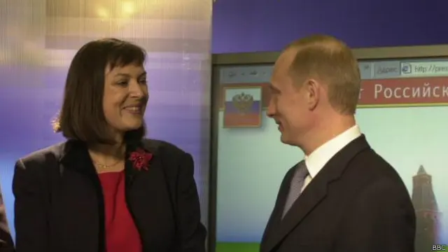 Корреспондент Би-би-си Бриджет Кендалл и президент Путин - онлайн интервью 2001 год