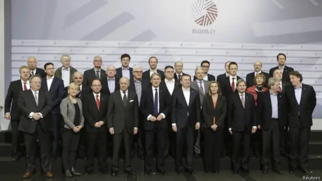 Министры ЕС в Риге