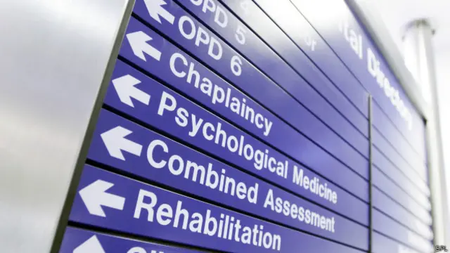 указатель в больнице