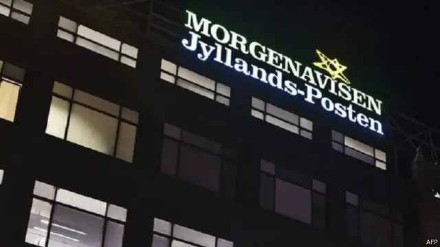 الرسوم الكرتونية للنبي محمد نشرت للمرة الأولى في الدنمارك بصحيفة يولاندس بوستن عام 2005