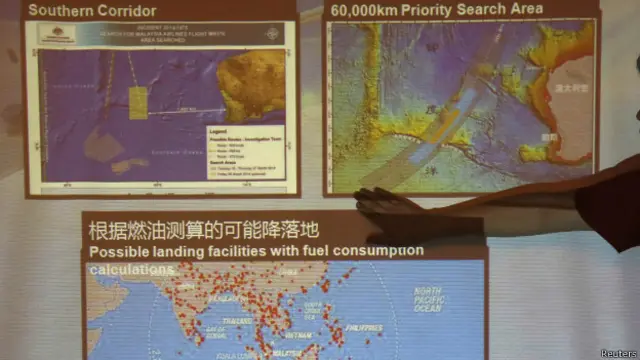 mapa sobre el area de busqueda