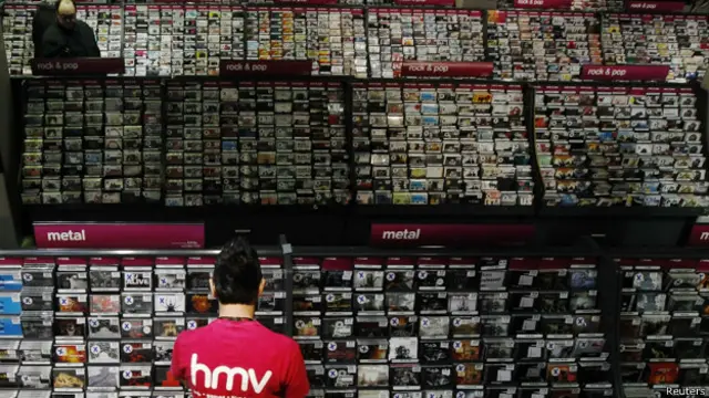 Aunque hay tiendas que aseguran que el negocio del CD va bien, no deben opinar así en HMV.