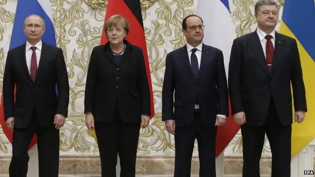 توافق آتش بس در اوکراین قابلیت های دیپلماتیک فرانسوا اولاند را برجسته کرد