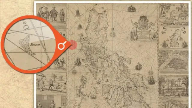 在卡皮奥看来，这些西方人所绘的地图中，1734年由耶稣会神父佩德罗·穆里略·维拉德（Pedro Murillo Velarde）绘制的地图最能体现菲律宾的真实版图。这张地图中也首次出现了今天人们所认识的黄岩岛，那时的名字叫Panacot Shoal。