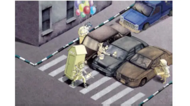 کارتون ناصر مقدم، جهان صنعت