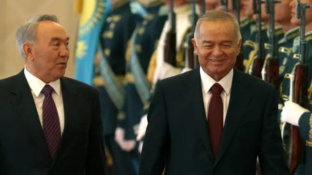 اسلام کریموف اور سلطان نذربائیوف سوویت یونین کے خاتمے کے بعد ازبکستان اور قزاقستان کے صدر چلے آ رہے ہیں