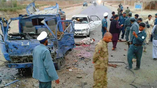 درانی وايي، د برید سیمه کې کرولا، مازدا موټر او موټر سایکلونه ښکاري، چې سپاره ولسي وګړي یې وژل شوي او ټپیان شوي دي.