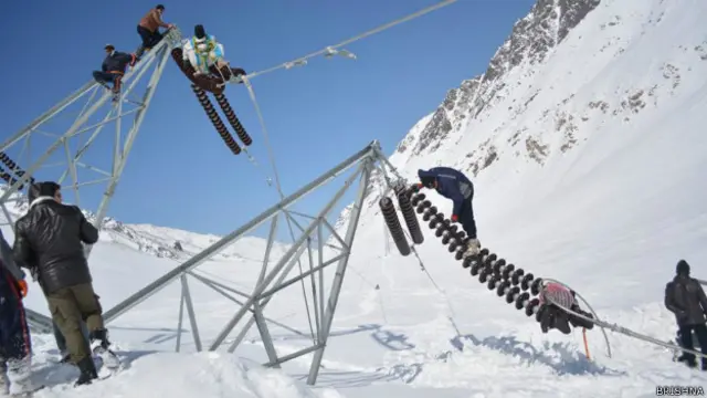 دلیل عمده بی برقی کابل، منهدم شدن پایه های برق در شاهراه سالنگ است که کار روی بازسازی آن جریان دارد