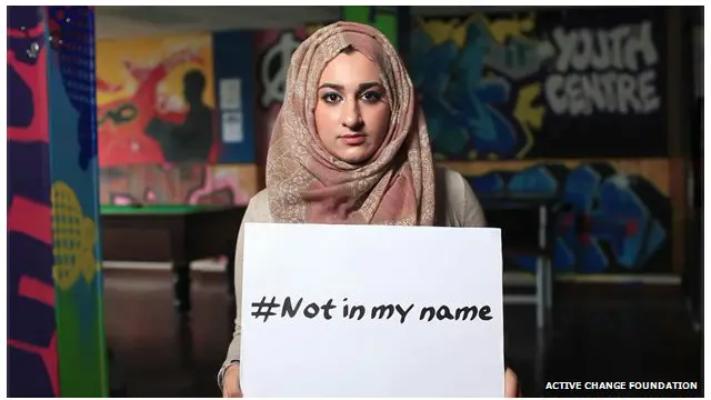 हनीफ़ की संस्था 'ऐक्टिव चेंज फ़ाउंडेशन' ने #notinmyname जैसे वीडियो के ज़रिए शांति का संदेश देने की कोशिश की है.