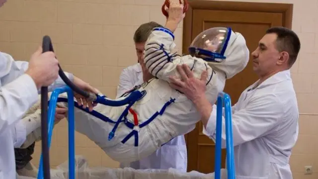 布莱曼从今年1月开始在俄罗斯的航天中心训练学校受训。 