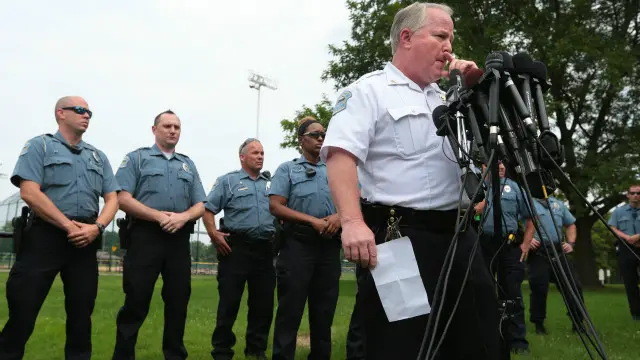 كانت فيرغسون مسرحا لاحتجاجات عنيفة العام الماضي بعد مقتل شاب أسود أعزل على يد ضابط شرطة أبيض